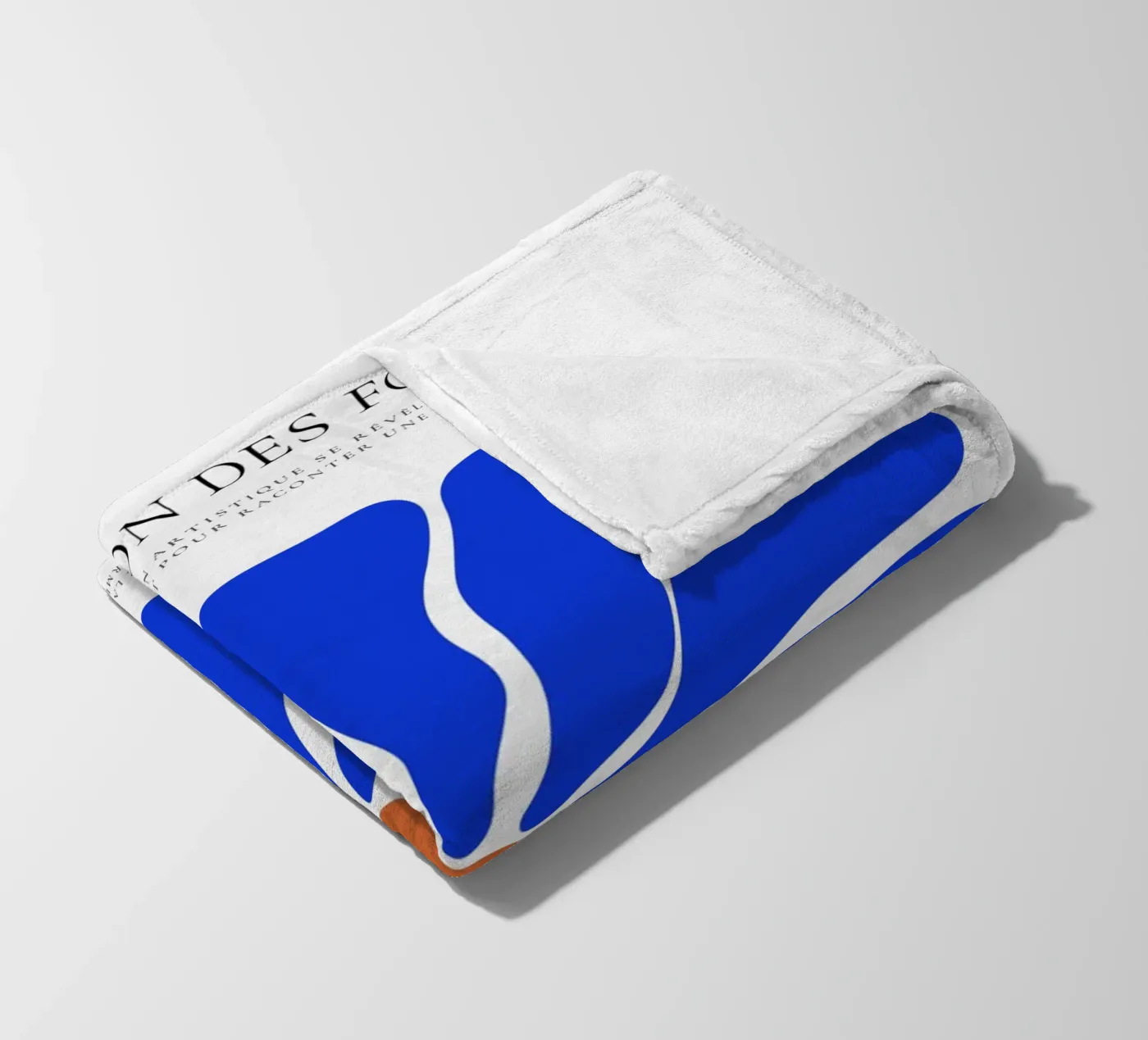 Danse des lignes plaid polaire de RS LAB STUDIO