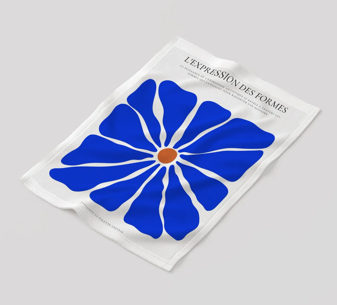 Danse des lignes plaid polaire de RS LAB STUDIO