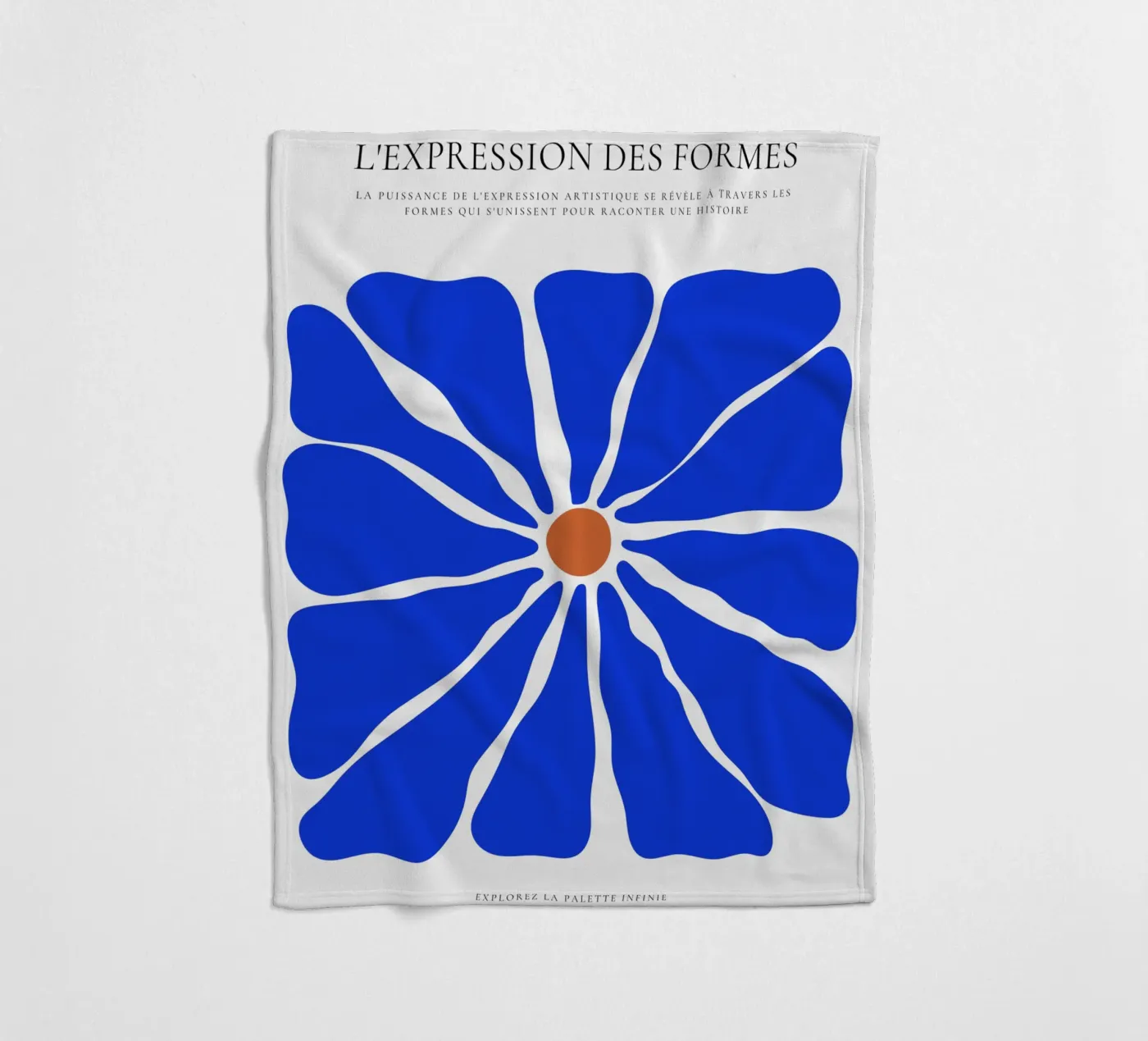 Danse des lignes plaid polaire de RS LAB STUDIO