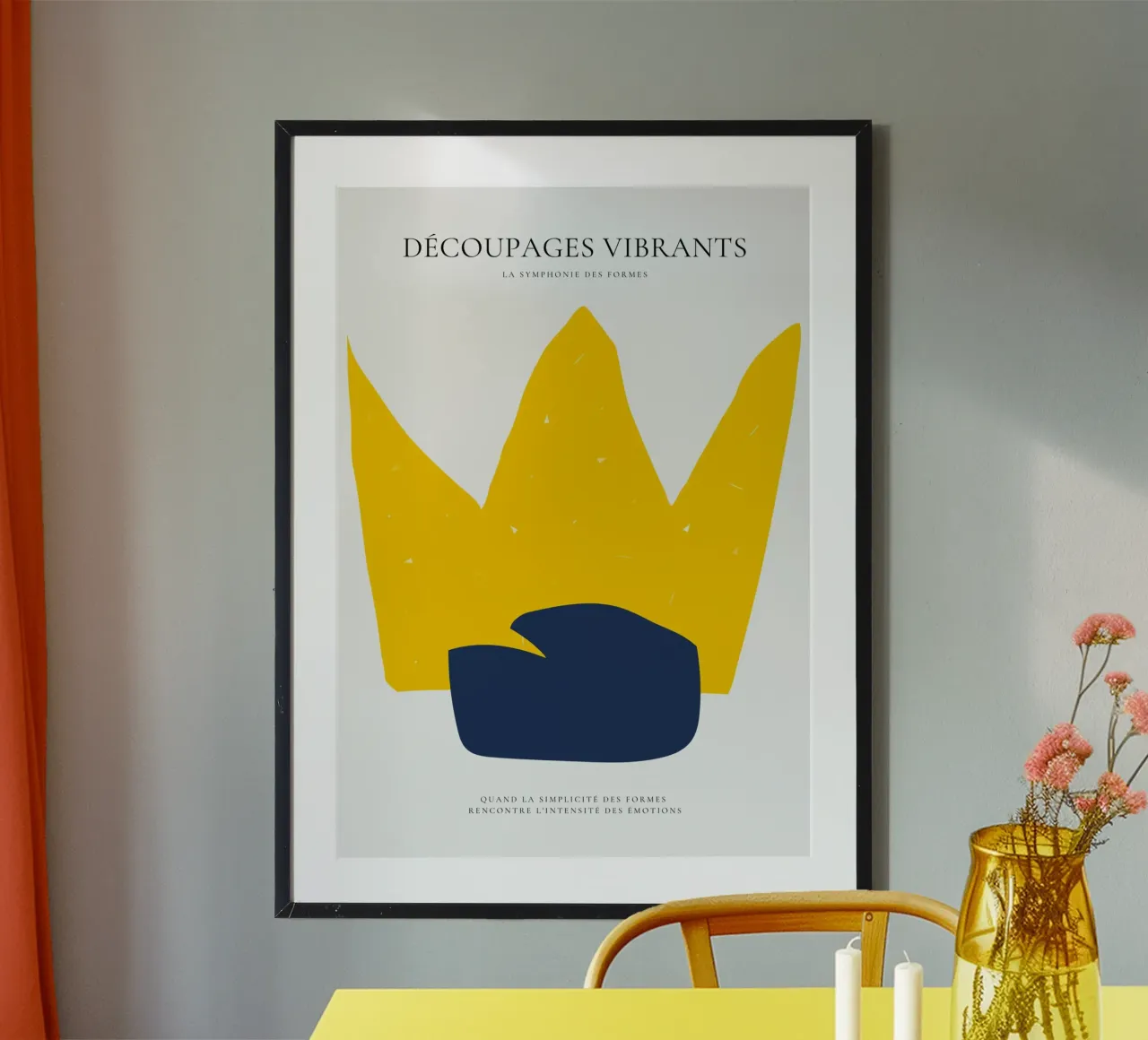 Corona di speranza poster con telaio in plastica da RS LAB STUDIO