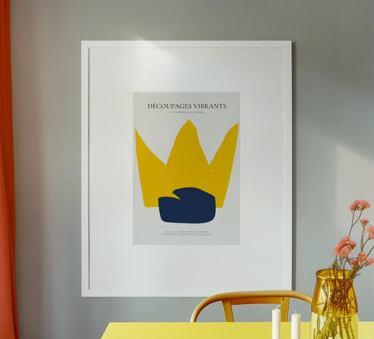 Corona di speranza poster con telaio in plastica da RS LAB STUDIO