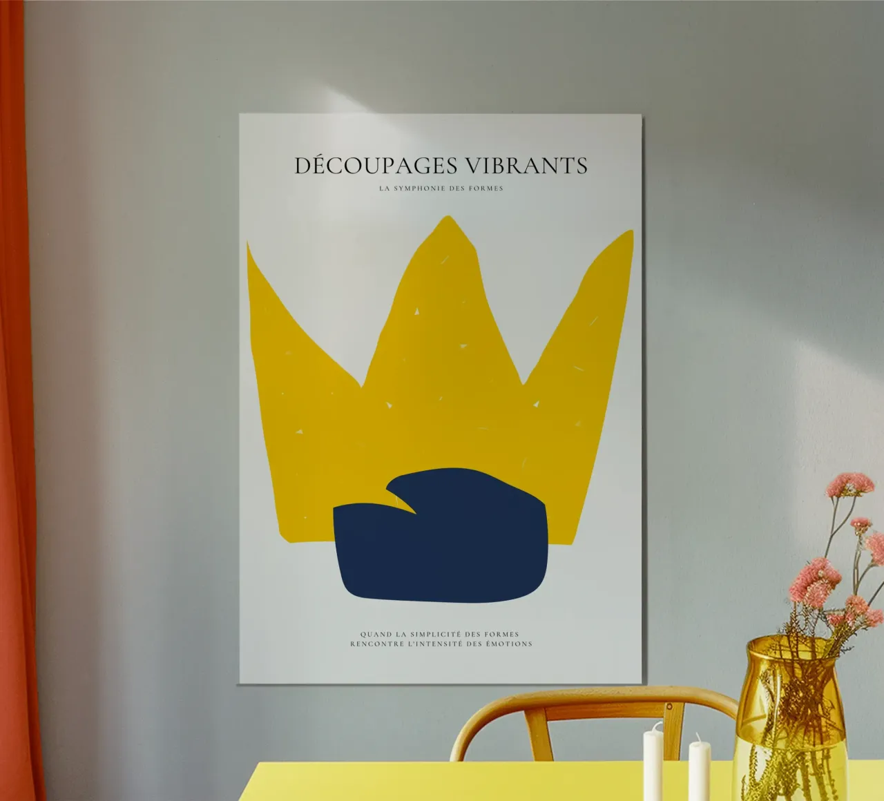 Corona di speranza poster con telaio in plastica da RS LAB STUDIO