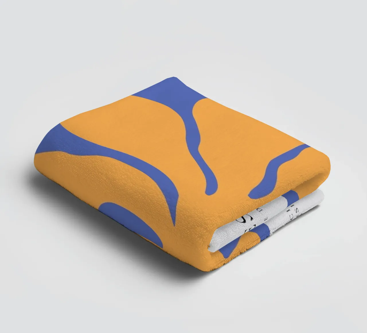 Floral swirl towel by RS LAB STUDIO
