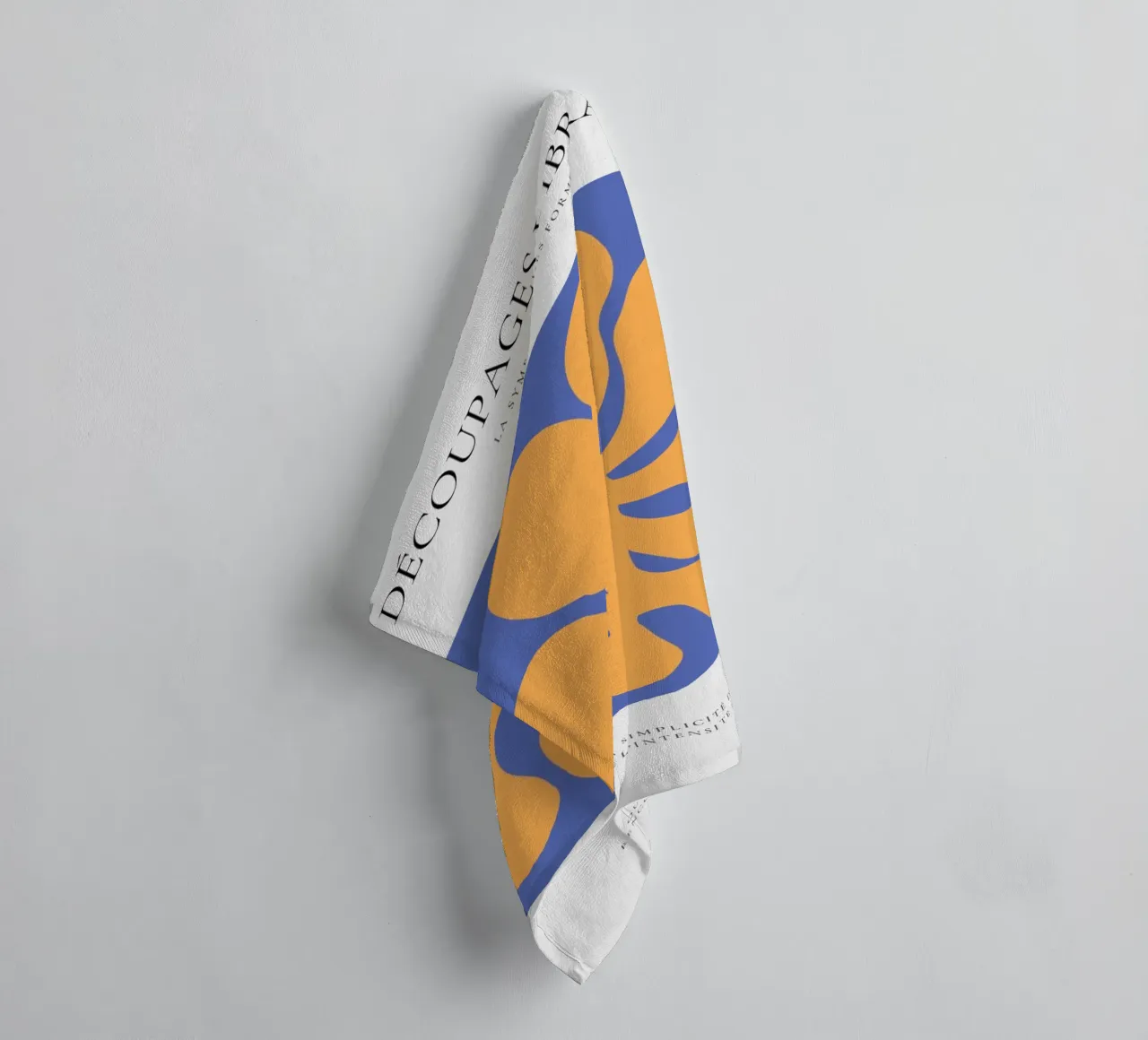 Floral swirl towel by RS LAB STUDIO