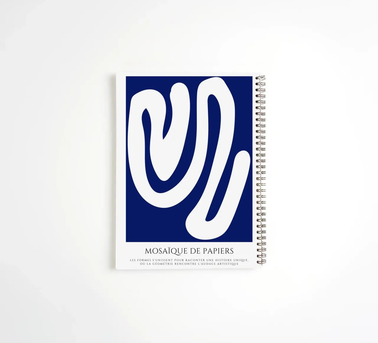 Undulating fusions spiral notebook by RS LAB STUDIO