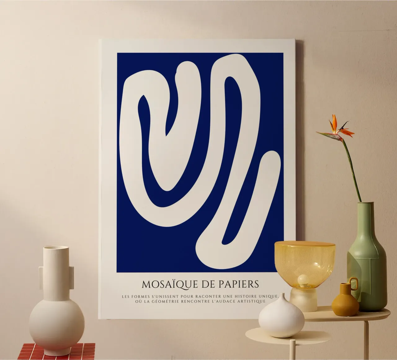 Undulating fusions canvas by RS LAB STUDIO
