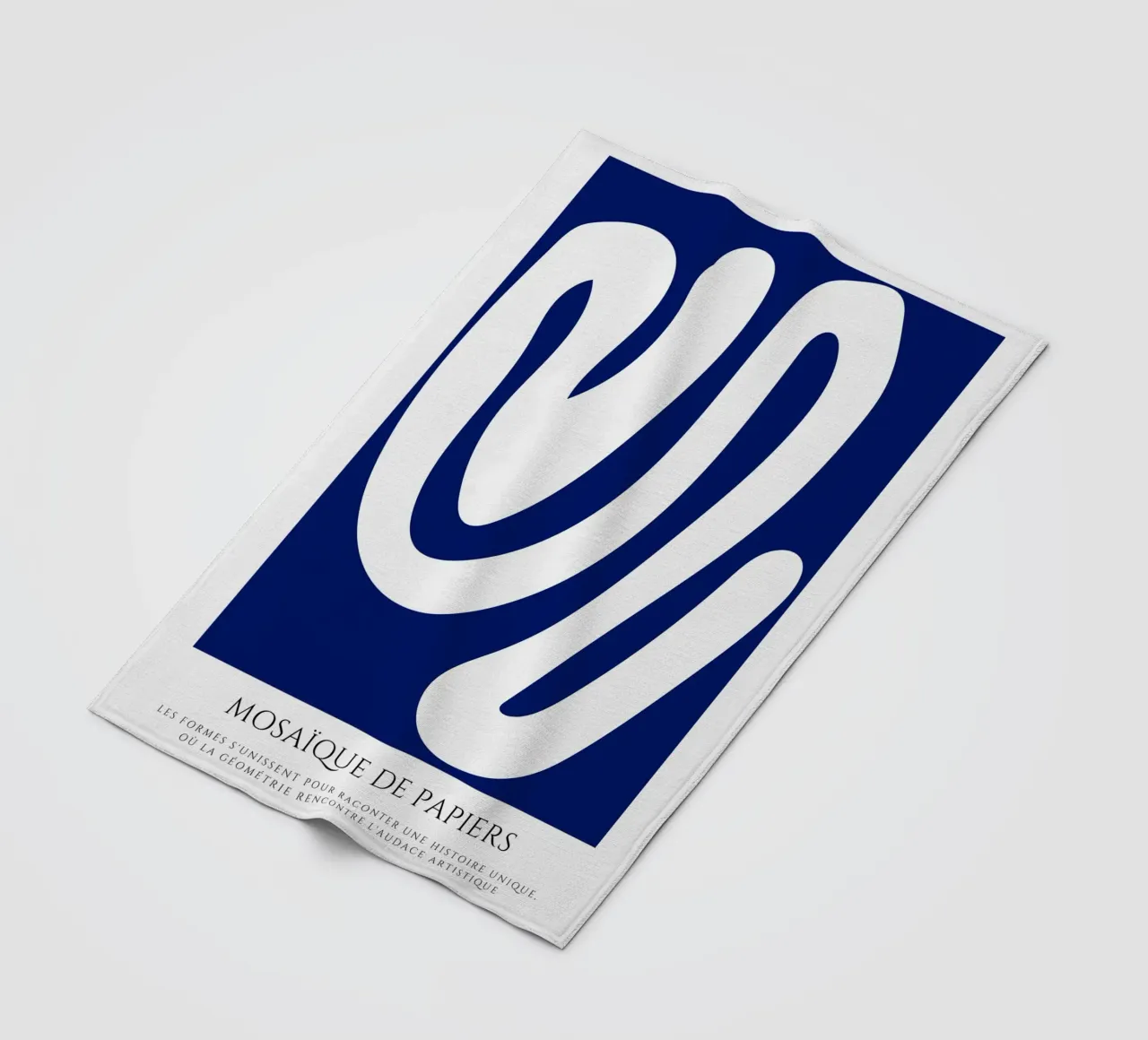 Fusioni ondulate coperta in pile da RS LAB STUDIO