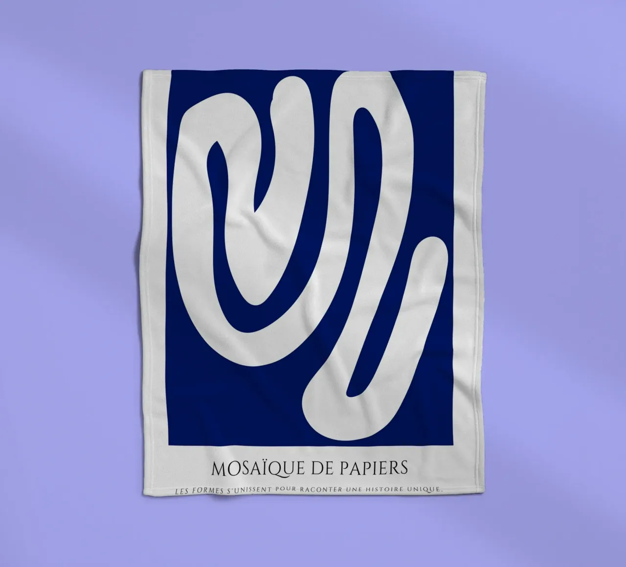 Fusioni ondulate coperta in pile da RS LAB STUDIO