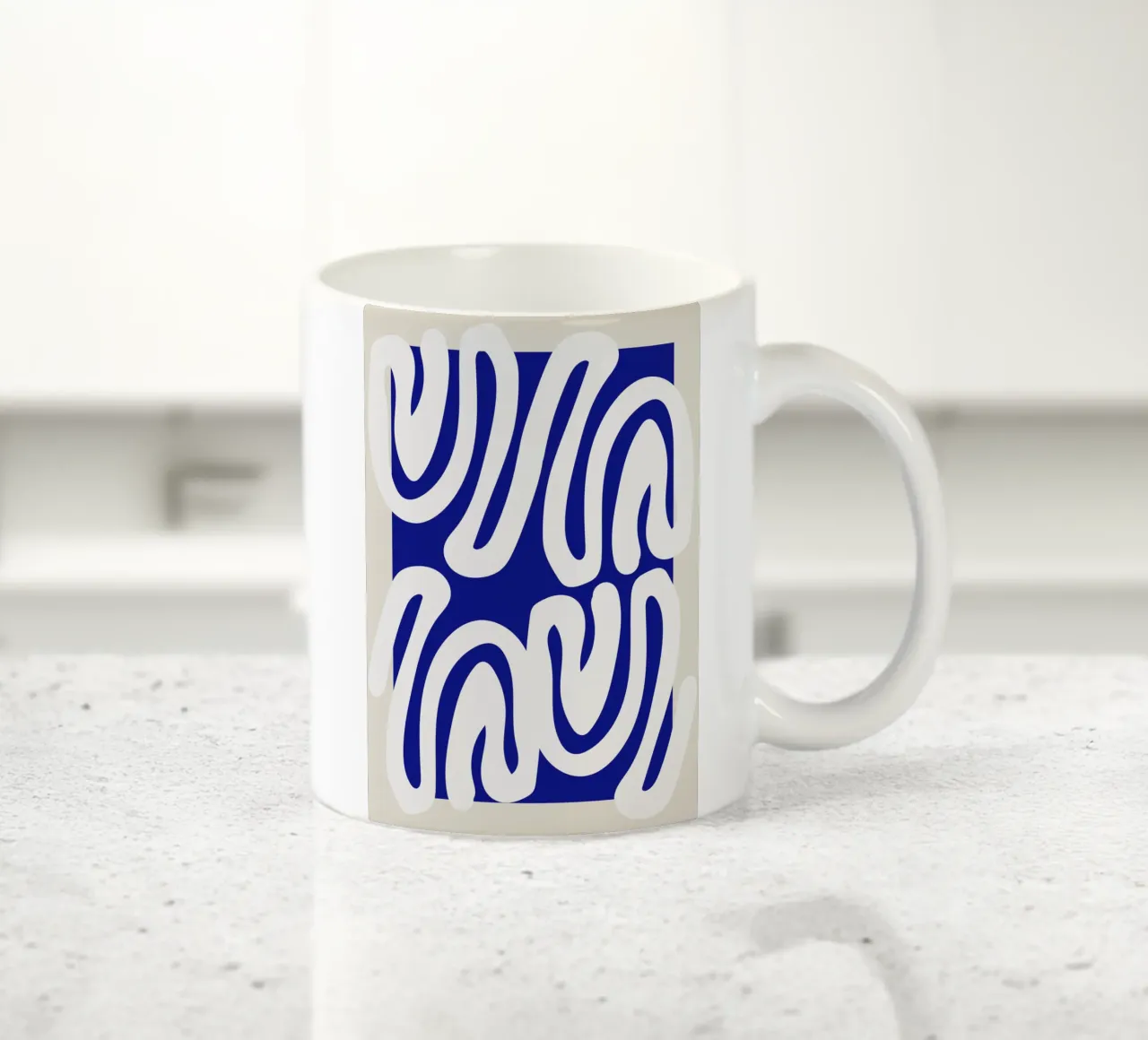 Contorni in movimento tazza in ceramica da RS LAB STUDIO