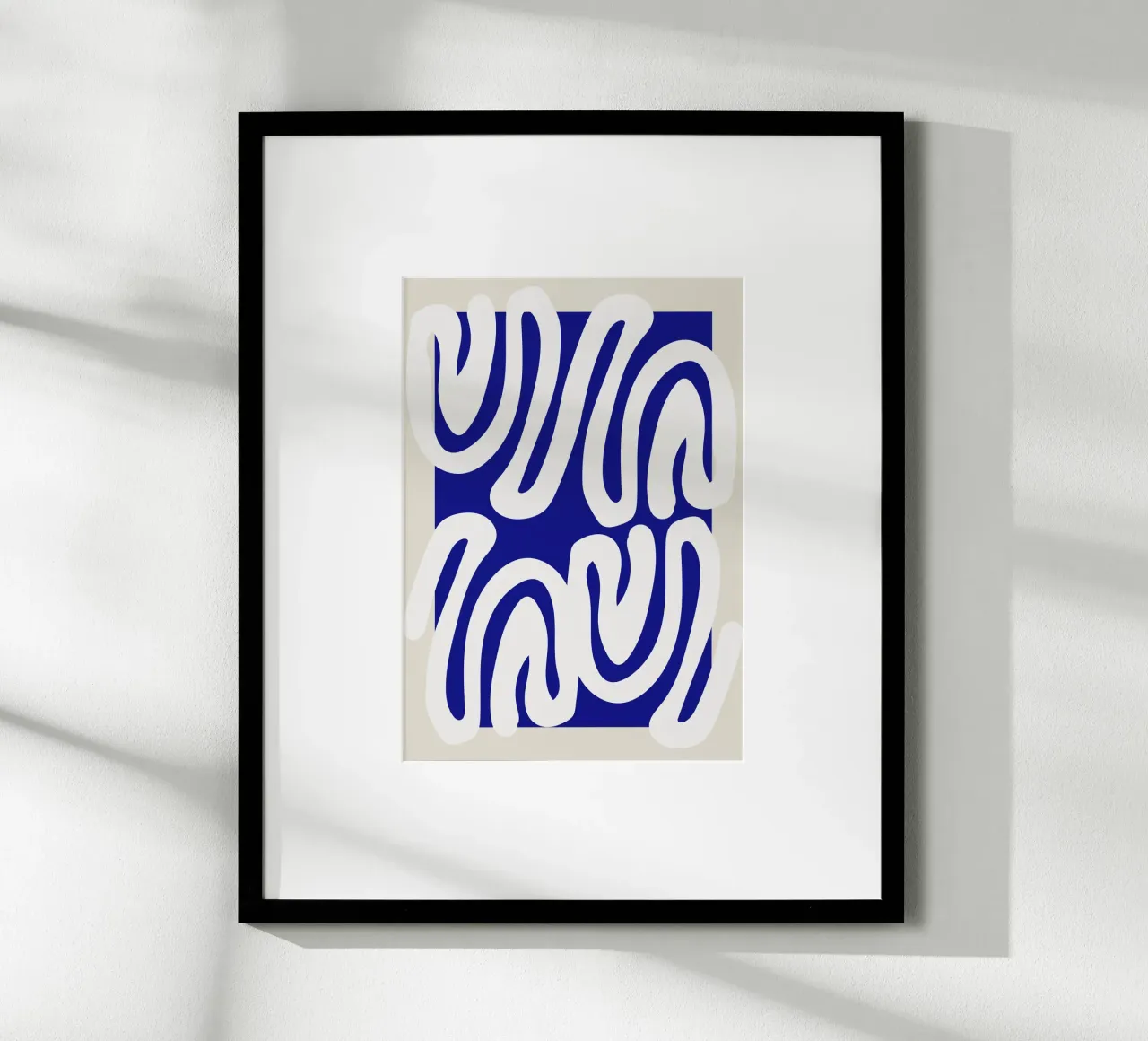 Contorni in movimento poster con telaio in legno da RS LAB STUDIO