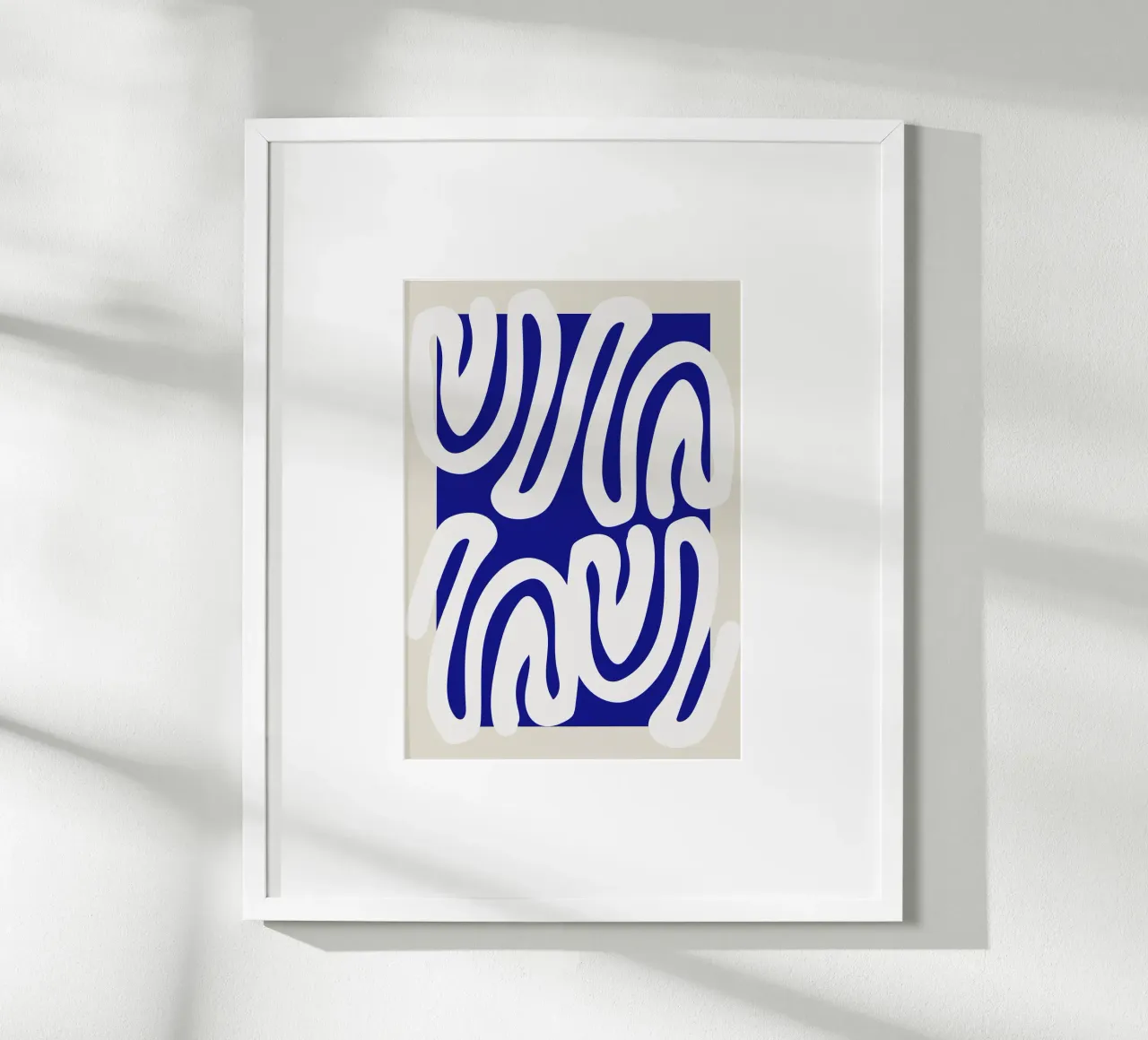 Contorni in movimento poster con telaio in legno da RS LAB STUDIO