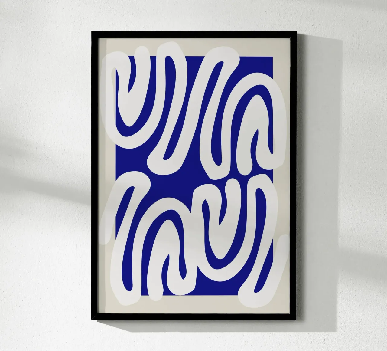 Contorni in movimento poster con telaio in legno da RS LAB STUDIO