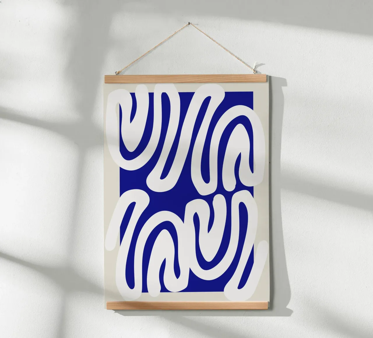 Contorni in movimento poster con telaio in legno da RS LAB STUDIO