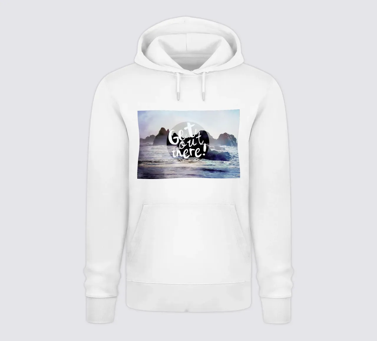 Get Out There felpa con cappuccio da Robin Delean