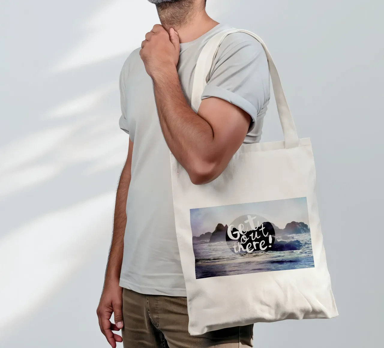 Get Out There borsa in juta da Robin Delean