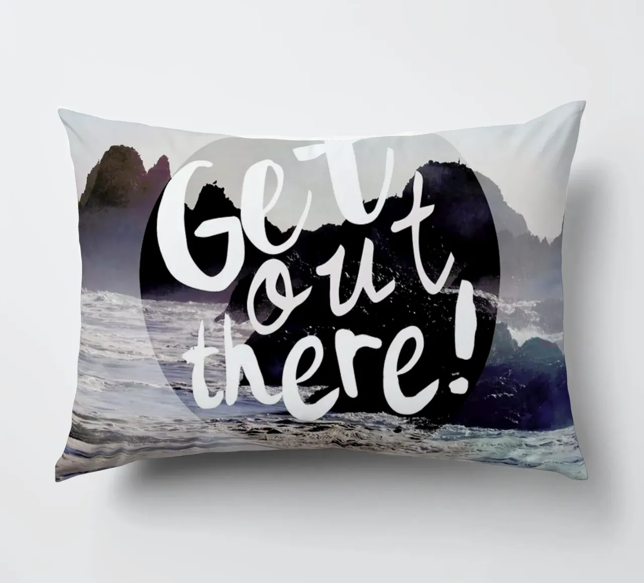 Get Out There cuscino da Robin Delean