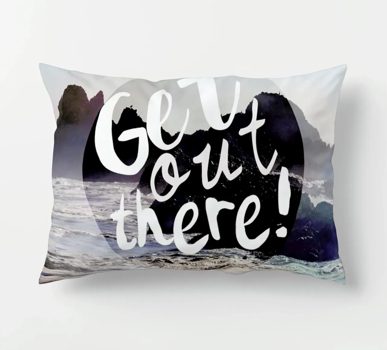 Get Out There cuscino da Robin Delean