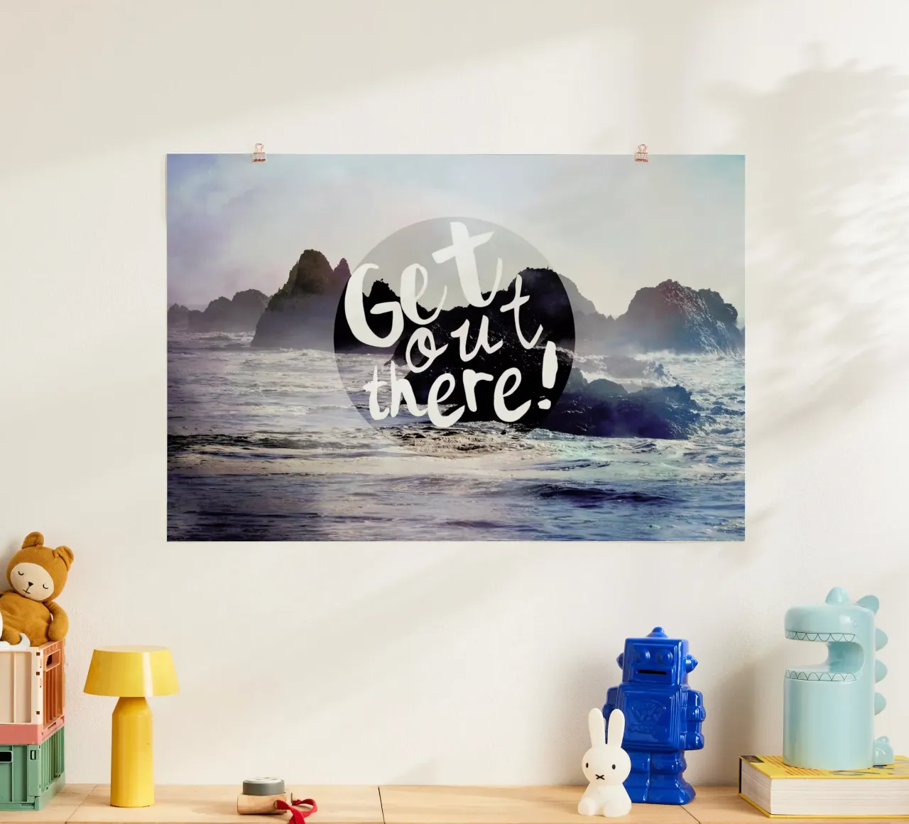 Get Out There poster da Robin Delean