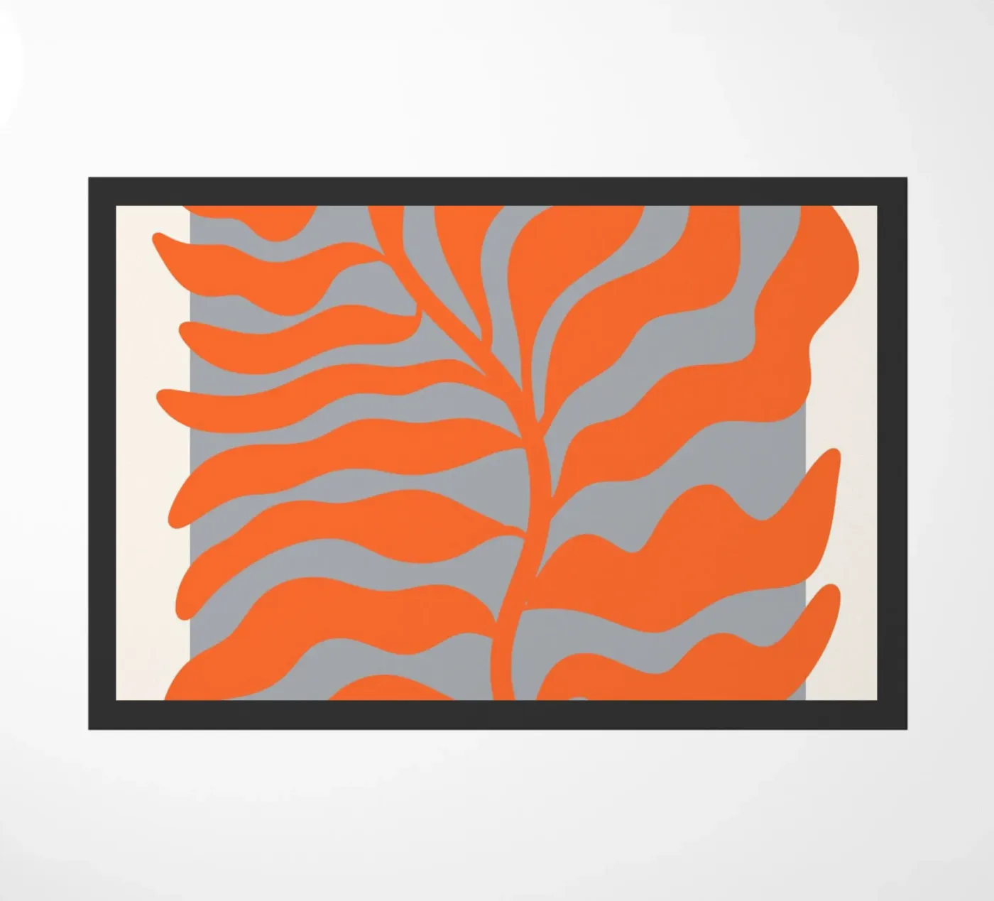 Flowery lines doormat by RS LAB STUDIO