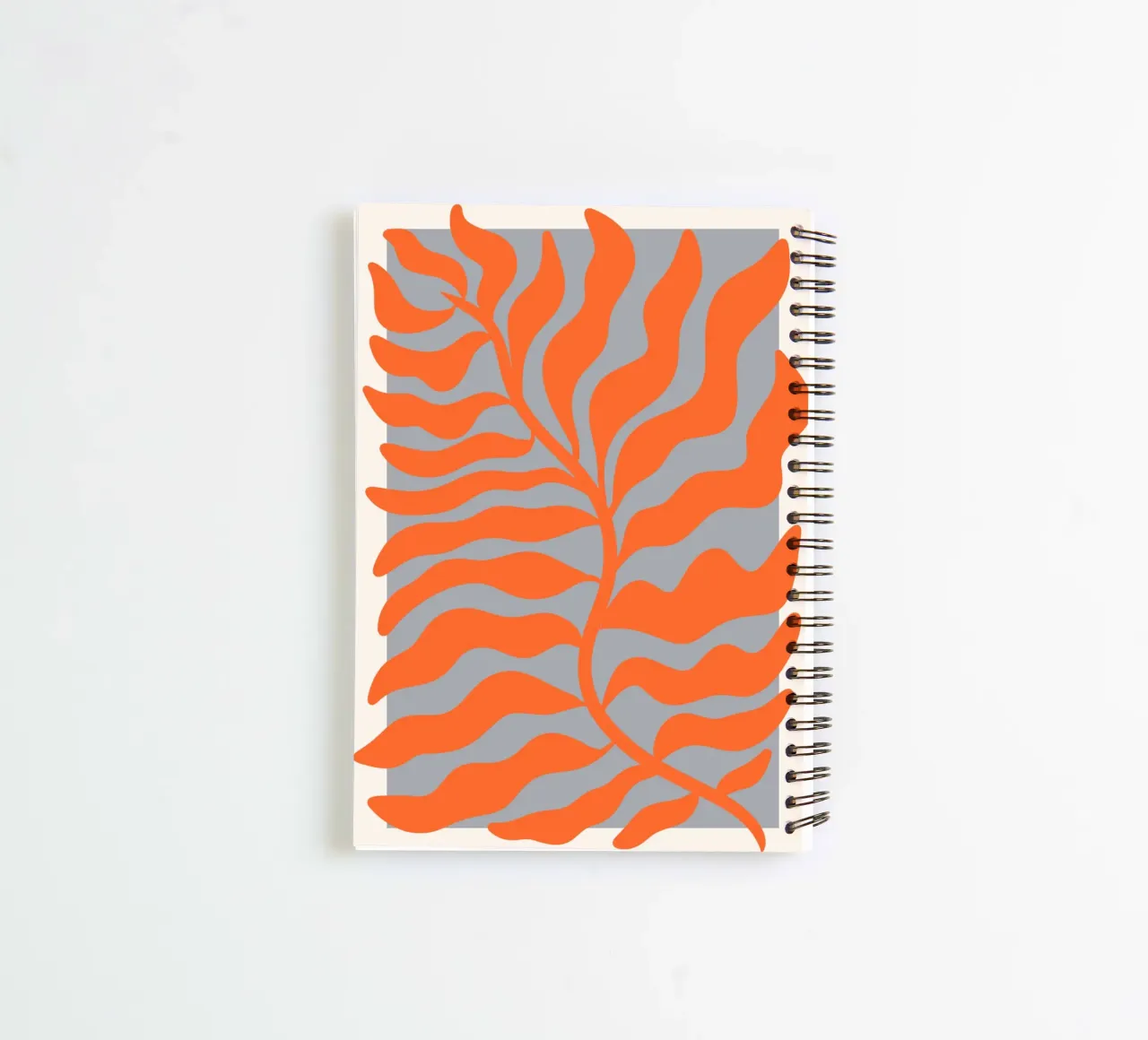 Flowery lines spiral notebook by RS LAB STUDIO
