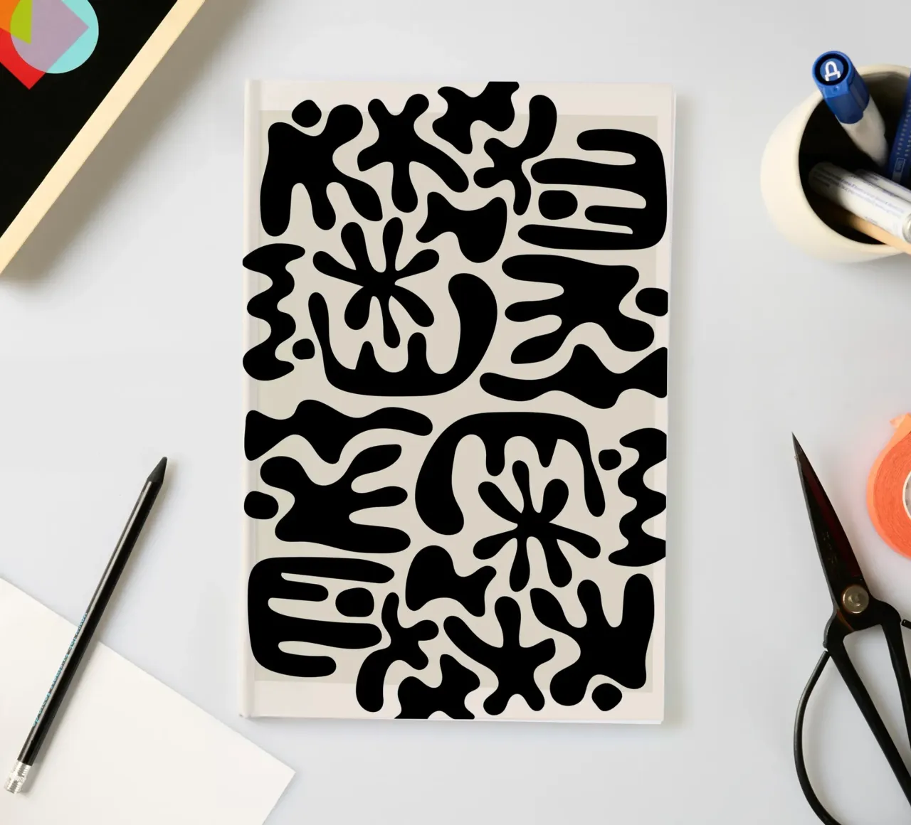 Echoes of abstraction notebook by RS LAB STUDIO