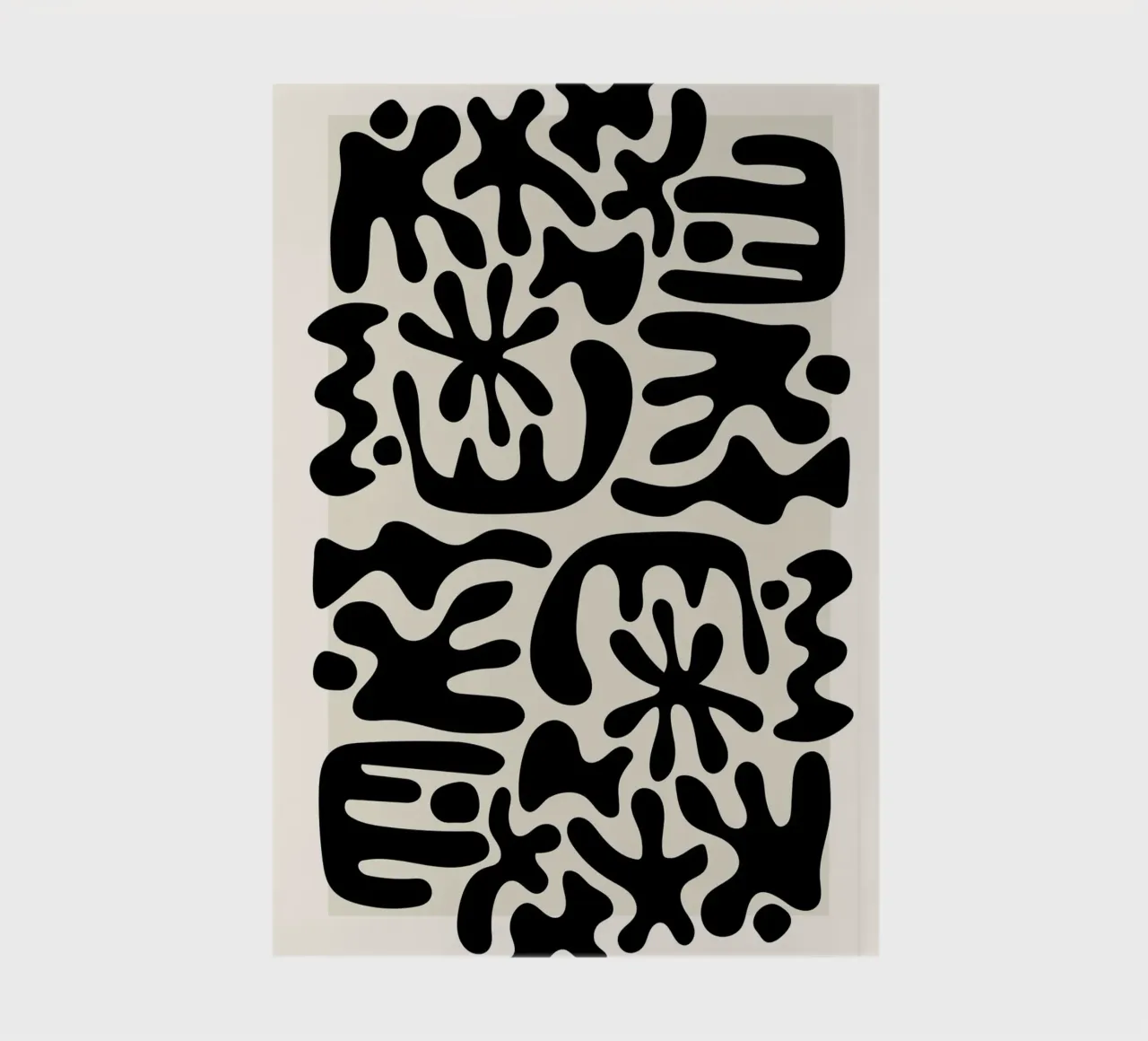 Echoes of abstraction notebook by RS LAB STUDIO