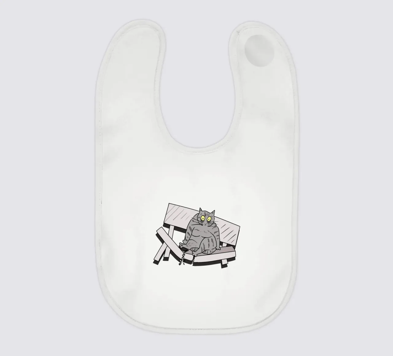 The Cat and the Broken Bench bavaglino da edsonramosart