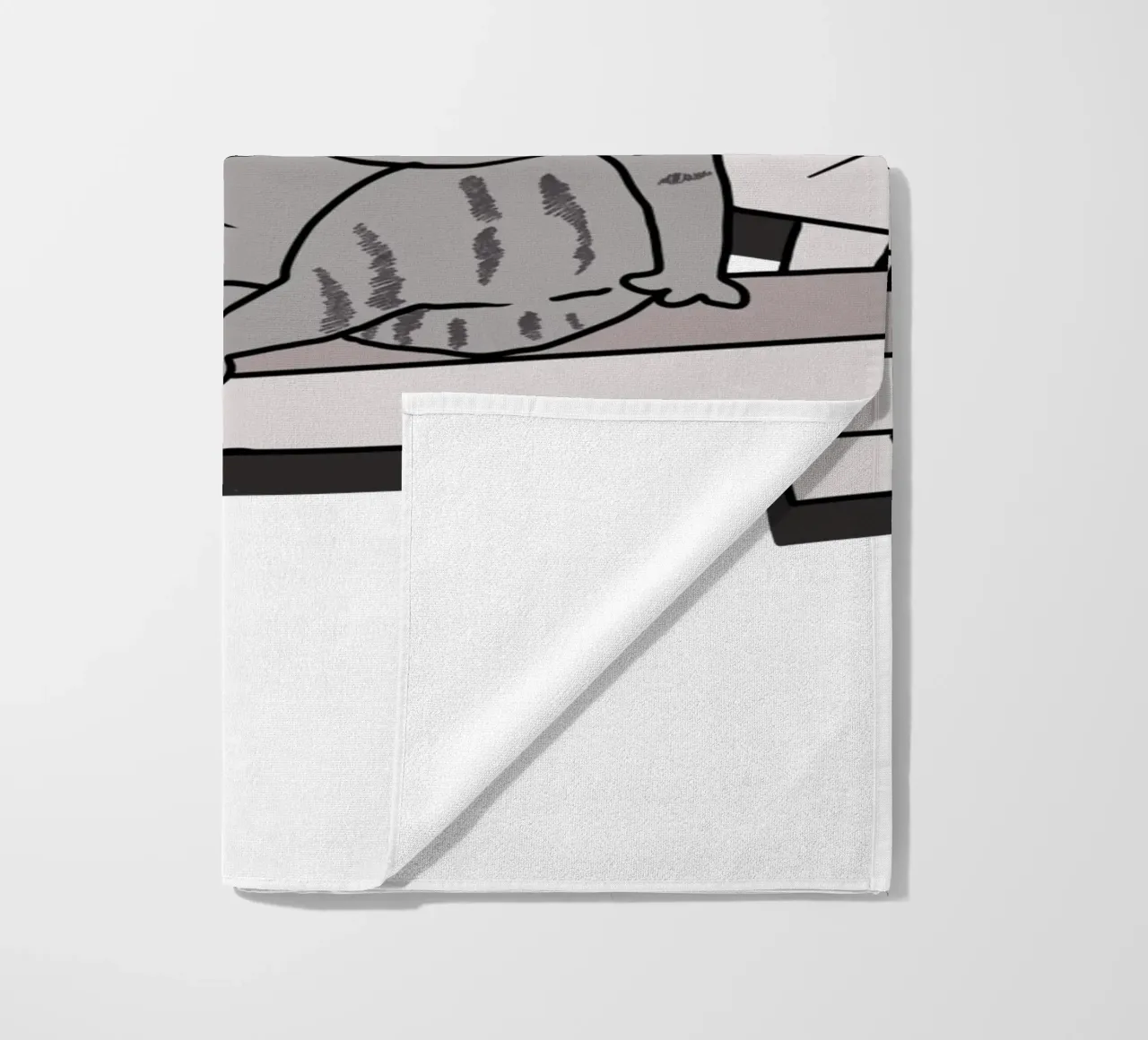 The Cat and the Broken Bench telo mare da edsonramosart