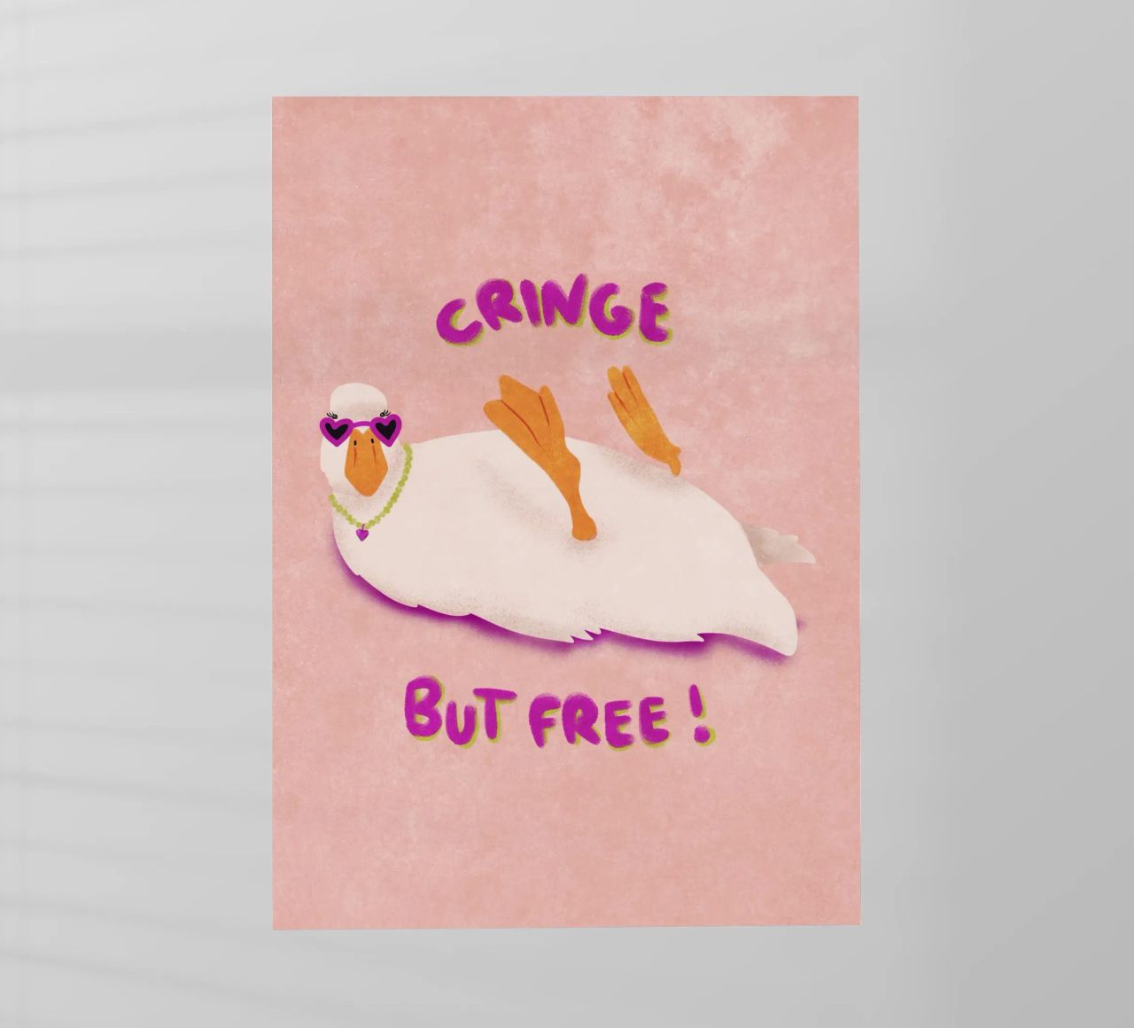 Cringe but free! pellicola backlit da Illustration Raissa Oltmanns