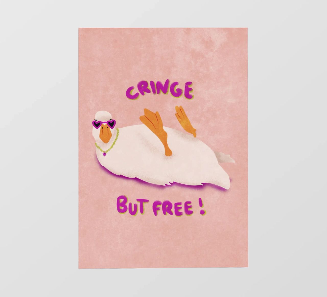 Cringe but free! pellicola backlit da Illustration Raissa Oltmanns