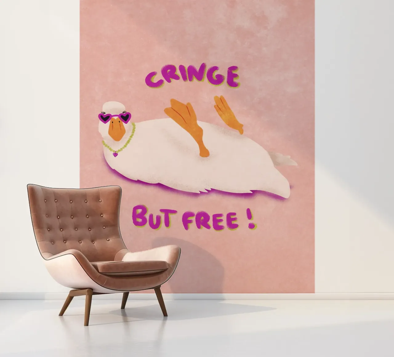 Cringe but free! photo wallpaper by Illustration Raissa Oltmanns