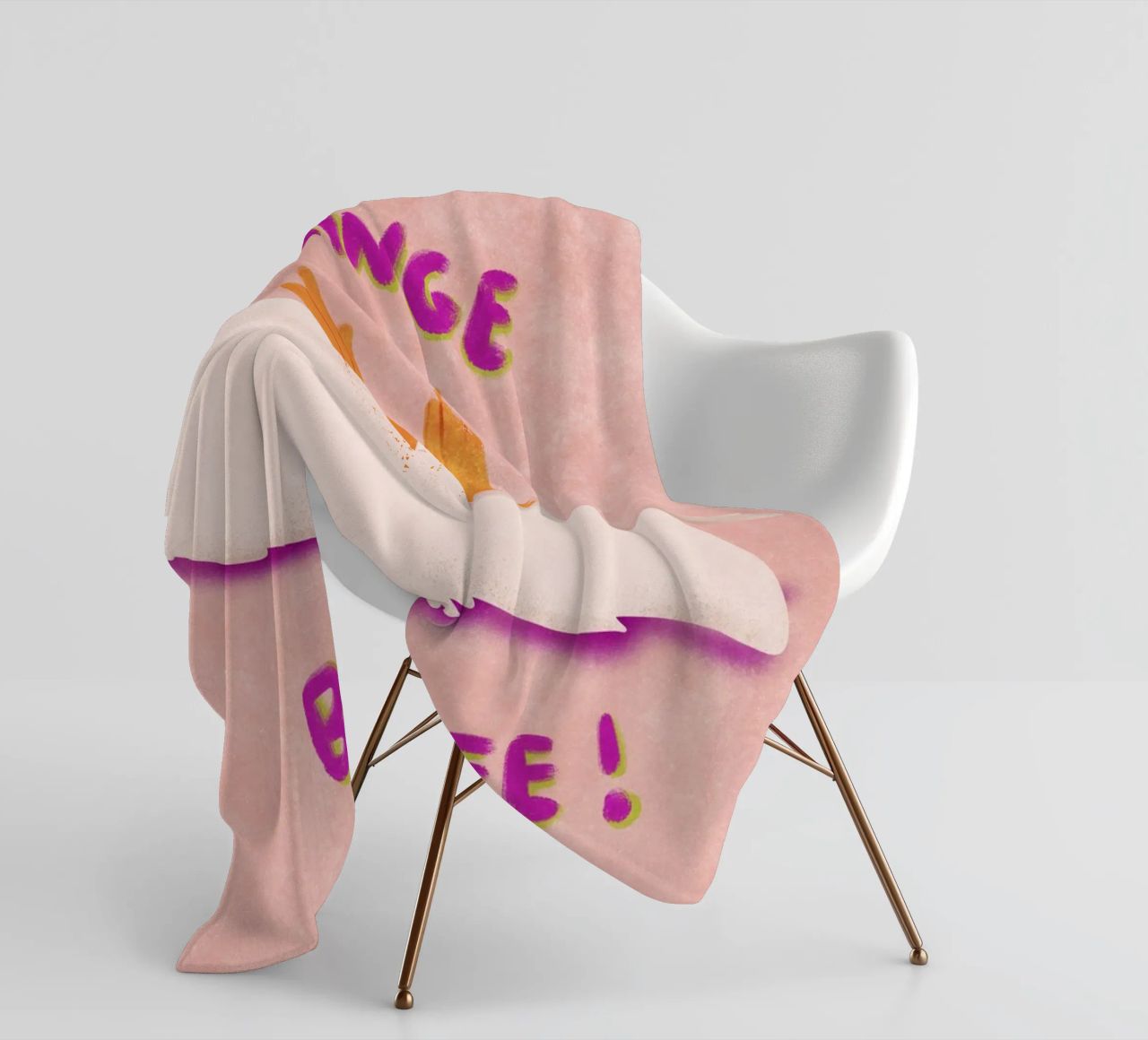 Cringe but free! coperta in pile da Illustration Raissa Oltmanns