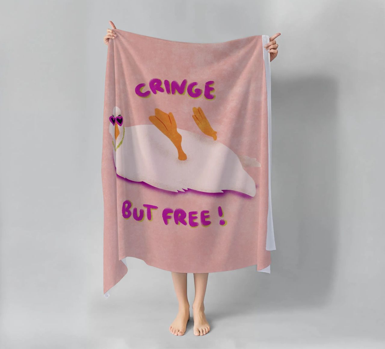 Cringe but free! telo mare da Illustration Raissa Oltmanns