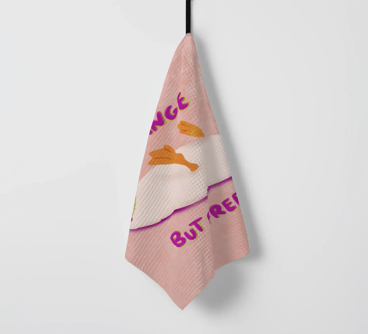 Cringe but free! torchon de Illustration Raissa Oltmanns