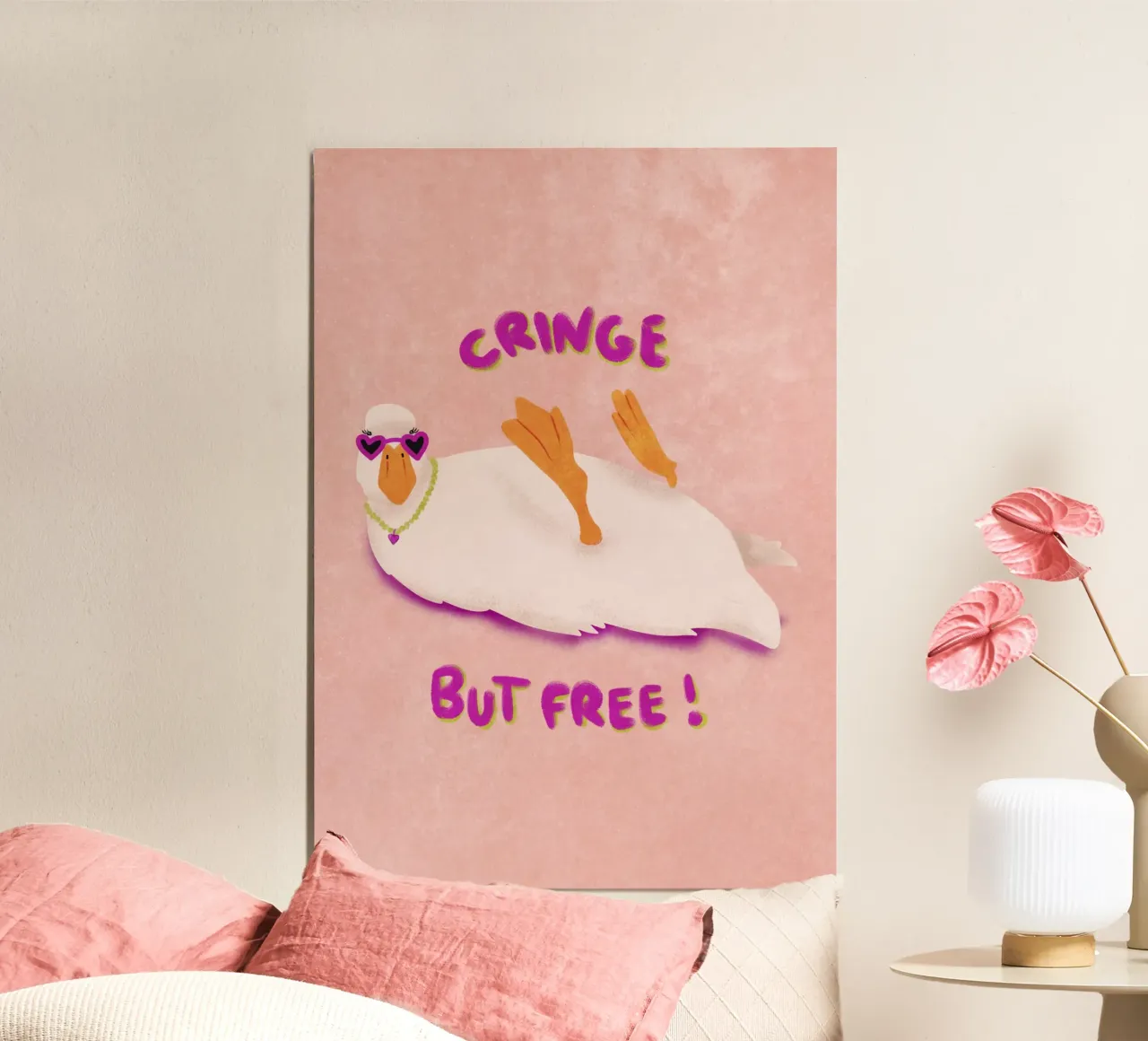 Cringe but free! carta hahnemühle da Illustration Raissa Oltmanns