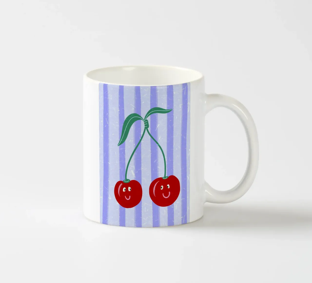 Ciao ciliegie tazza in ceramica da Illustration Raissa Oltmanns