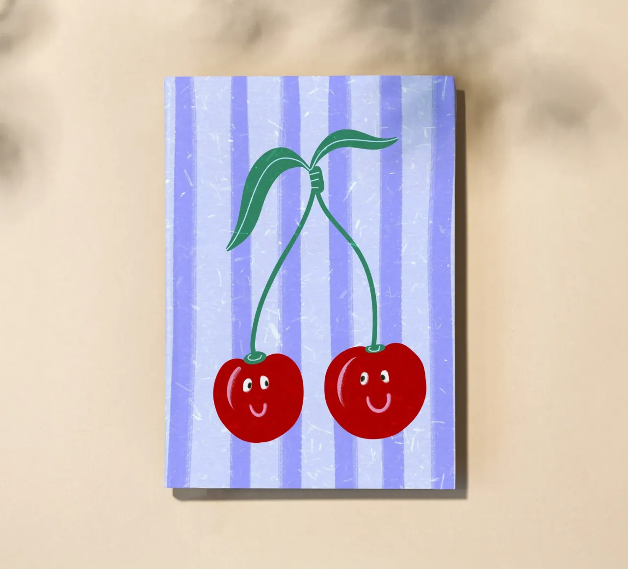 Hello Cherries notebook by Illustration Raissa Oltmanns
