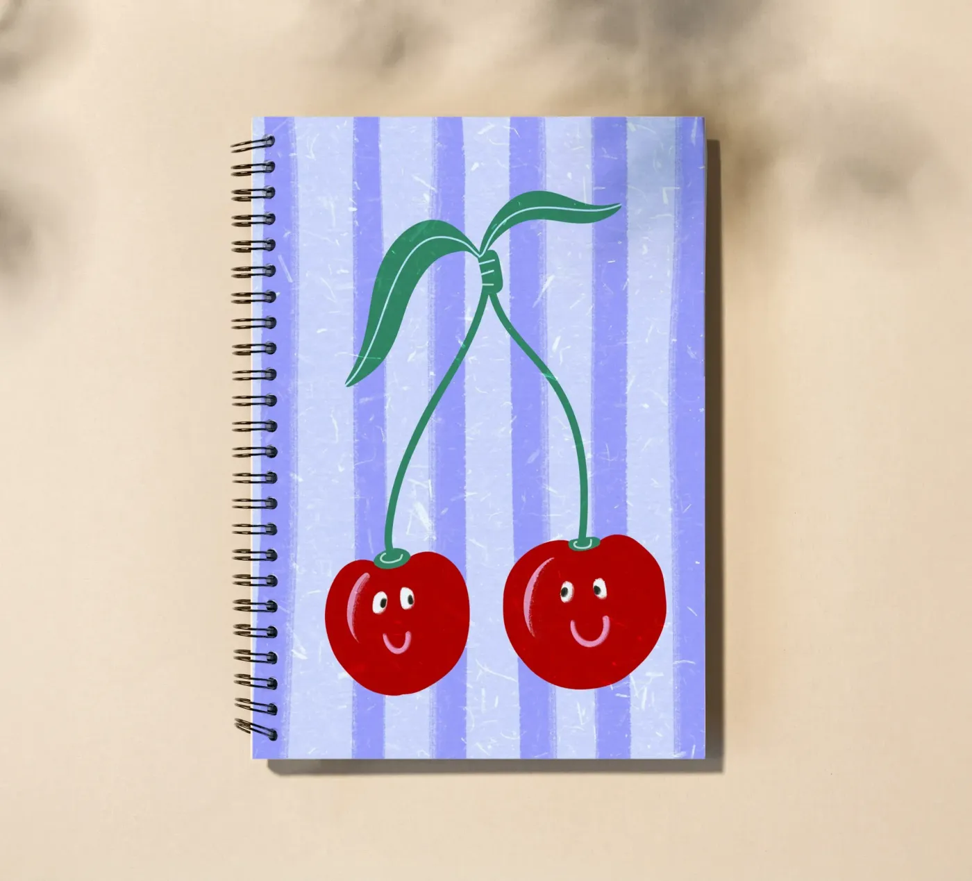 Hello Cherries spiral notebook by Illustration Raissa Oltmanns