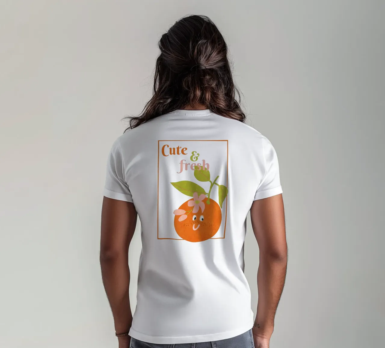 Hello Orange t-shirt da Illustration Raissa Oltmanns