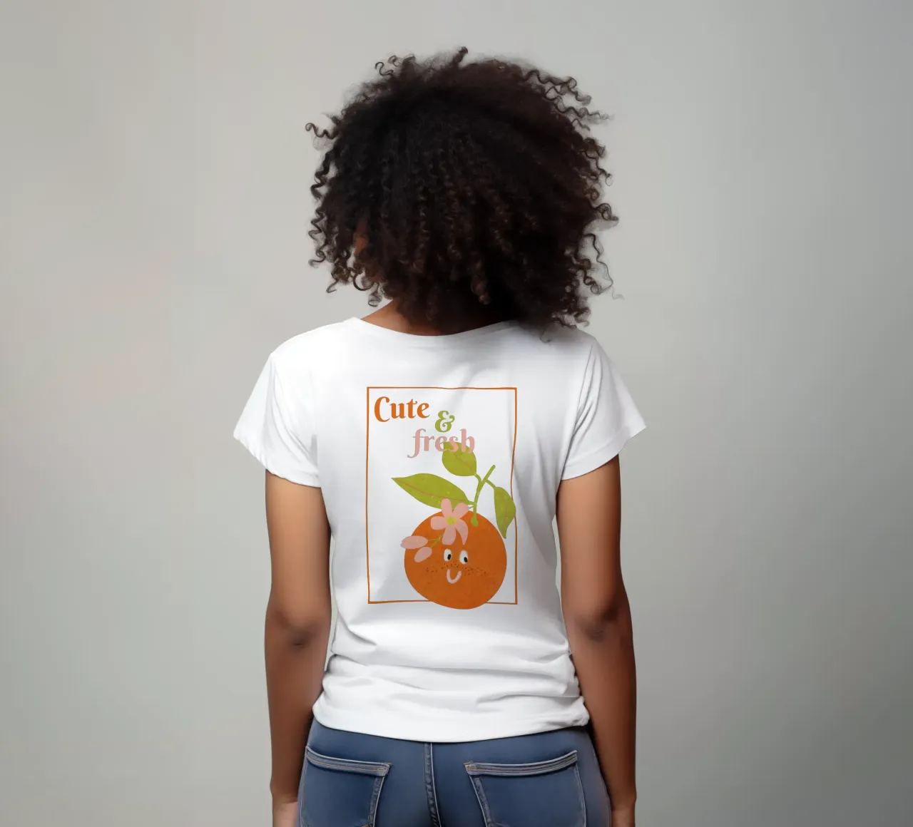 Hello Orange t-shirt da Illustration Raissa Oltmanns
