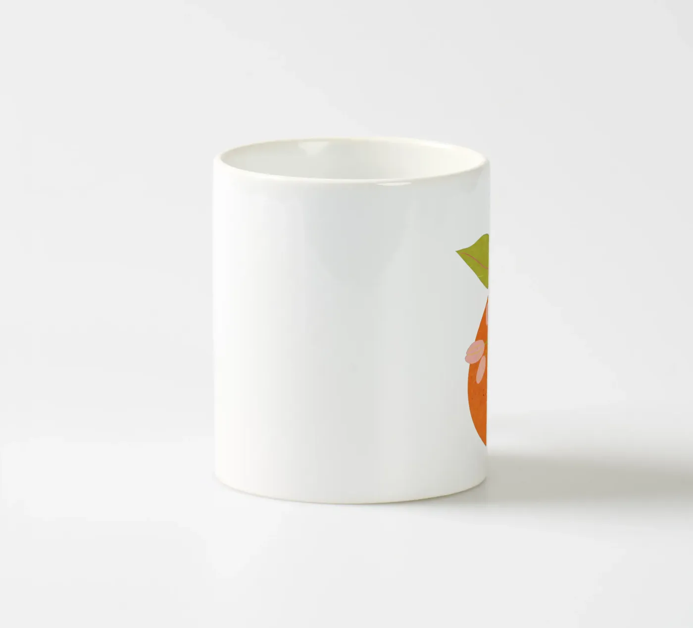 Hello Orange ceramic mug by Illustration Raissa Oltmanns