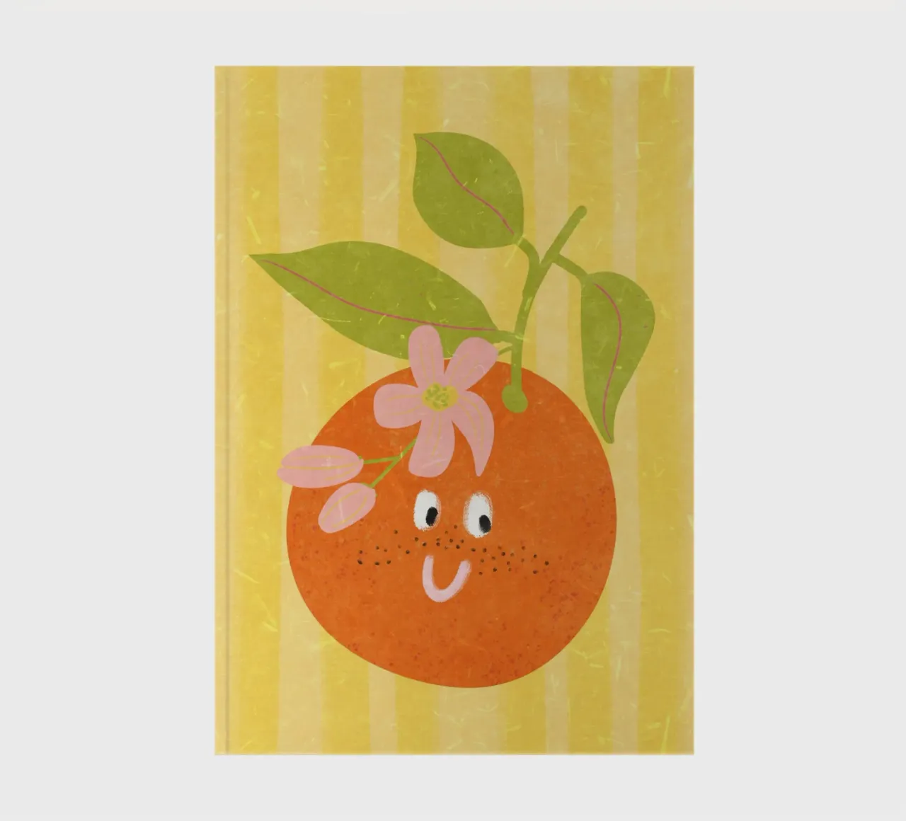 Hello Orange notebook by Illustration Raissa Oltmanns