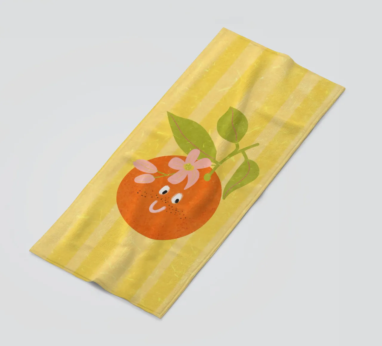 Hello Orange telo mare da Illustration Raissa Oltmanns