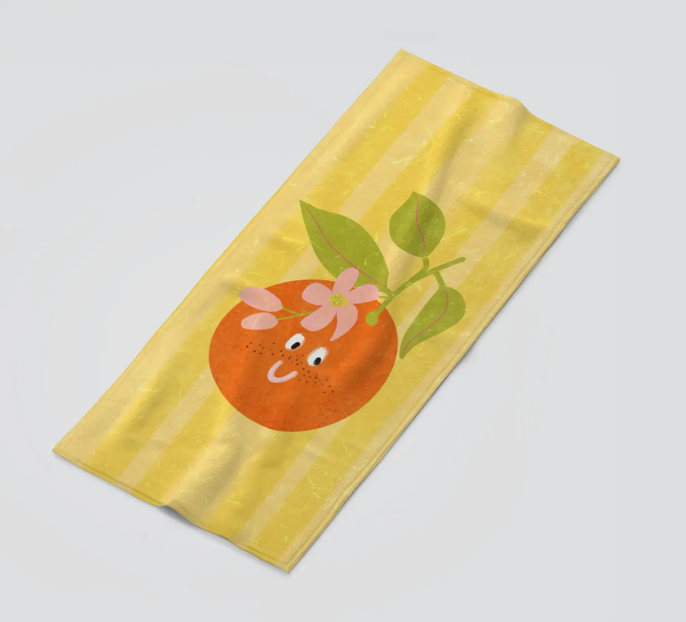 Hallo Oranje strandhanddoek van Illustration Raissa Oltmanns