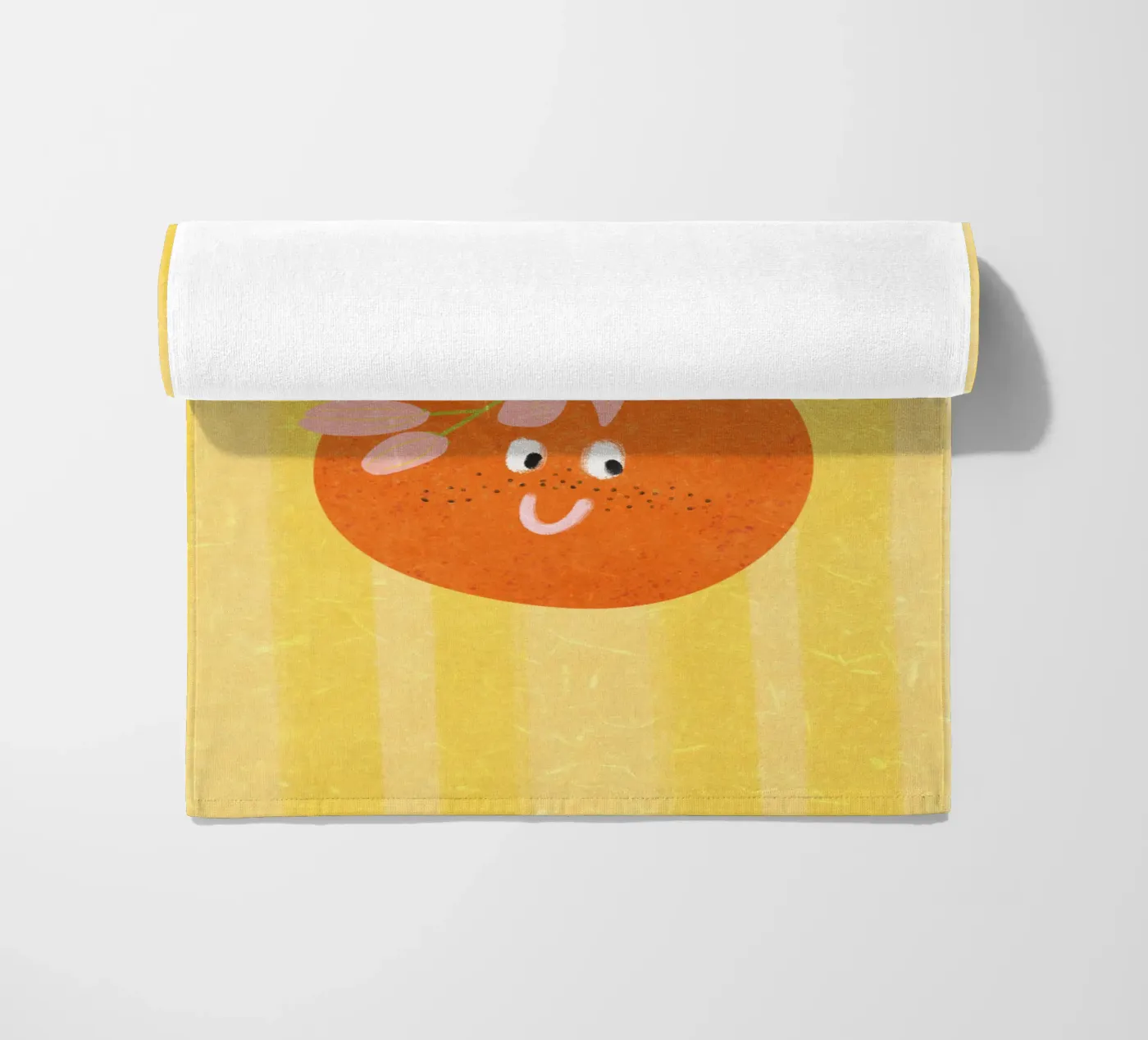 Hello Orange telo mare da Illustration Raissa Oltmanns