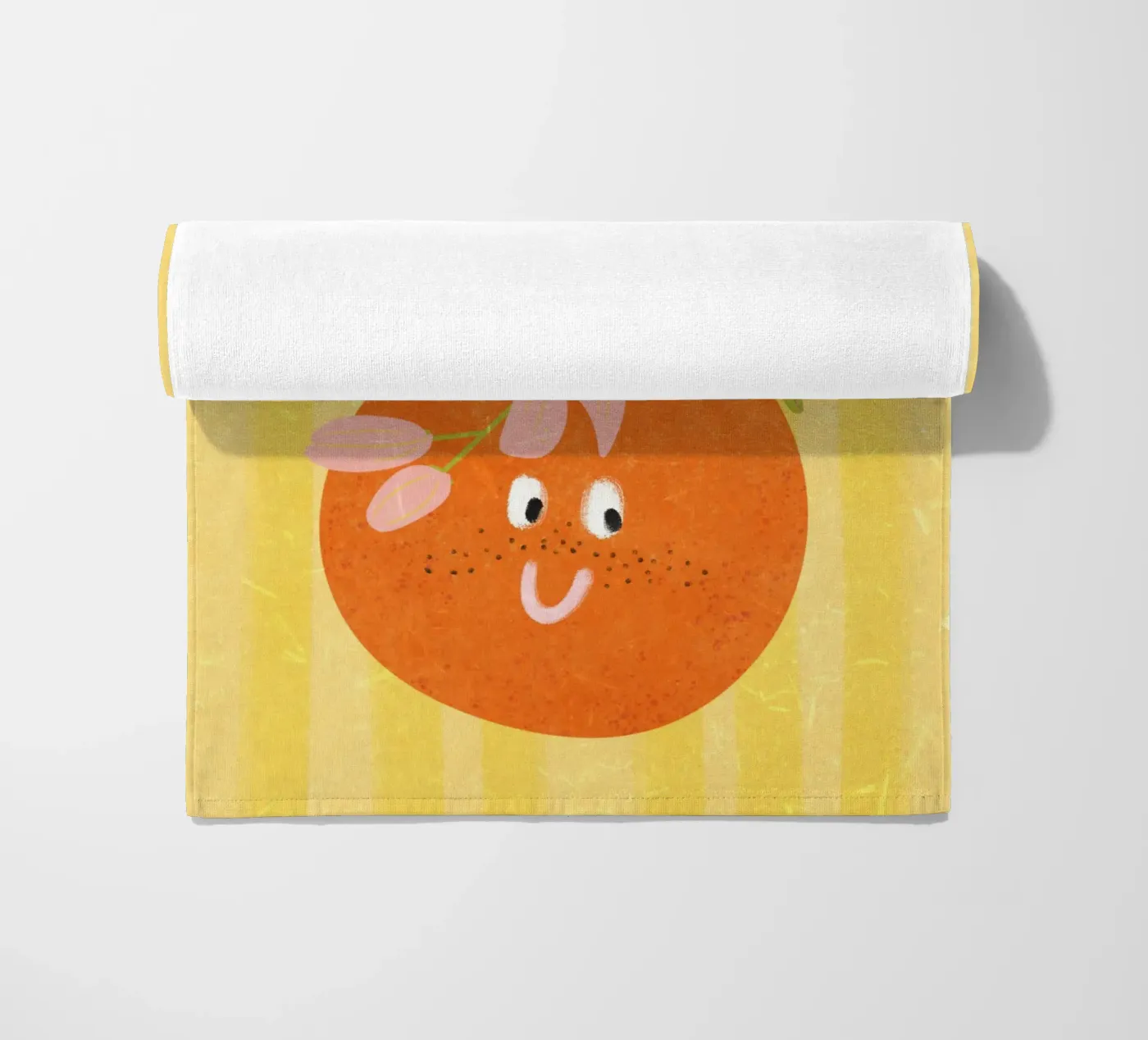 Hello Orange telo mare da Illustration Raissa Oltmanns