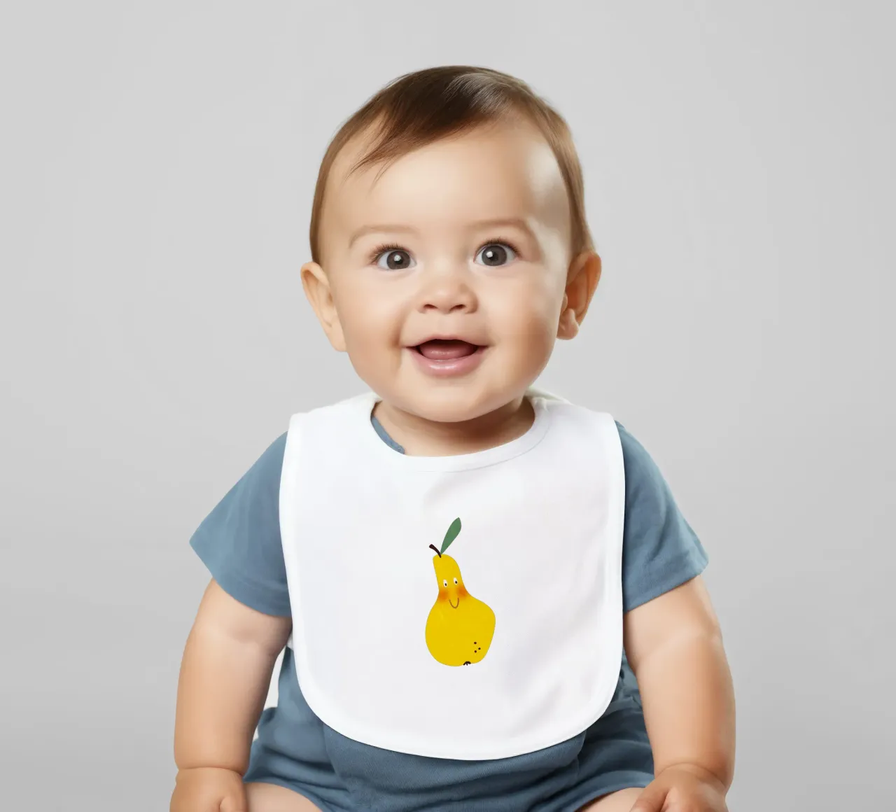 Hello Pear bavaglino da Illustration Raissa Oltmanns