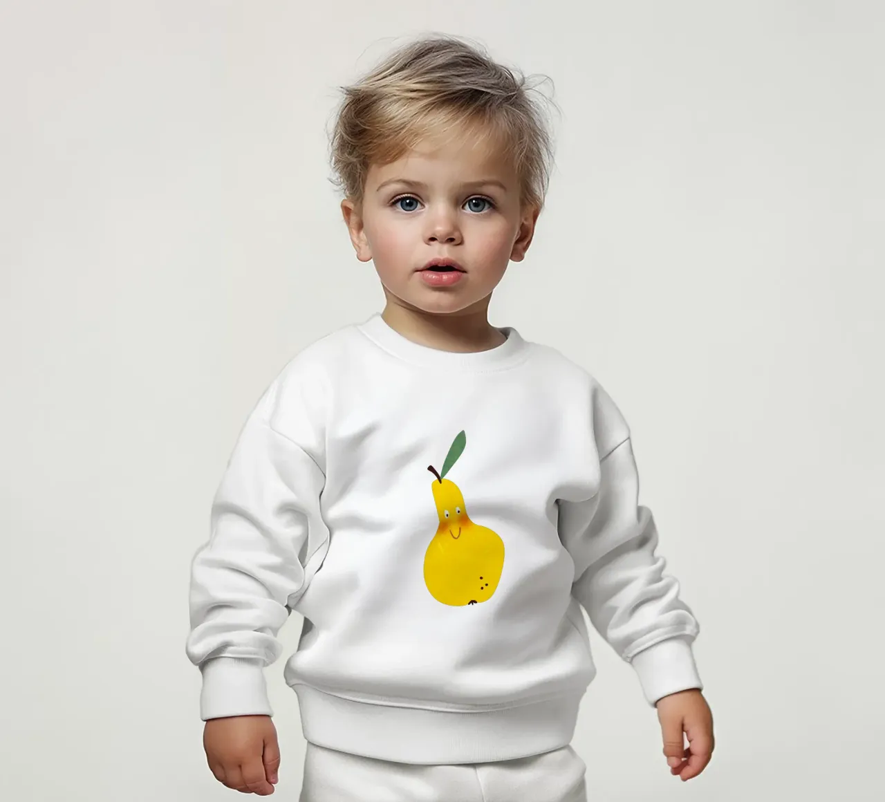 Hello Pear felpa neonato da Illustration Raissa Oltmanns