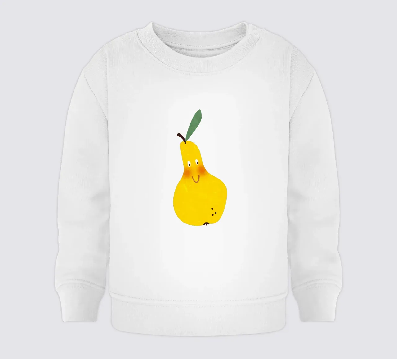 Hello Pear felpa neonato da Illustration Raissa Oltmanns