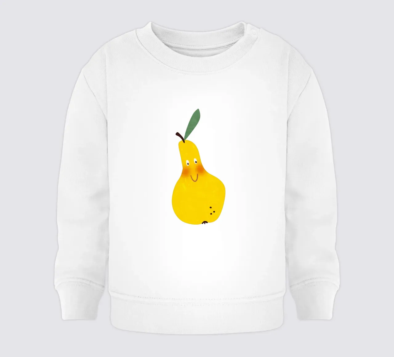Hello Pear felpa neonato da Illustration Raissa Oltmanns